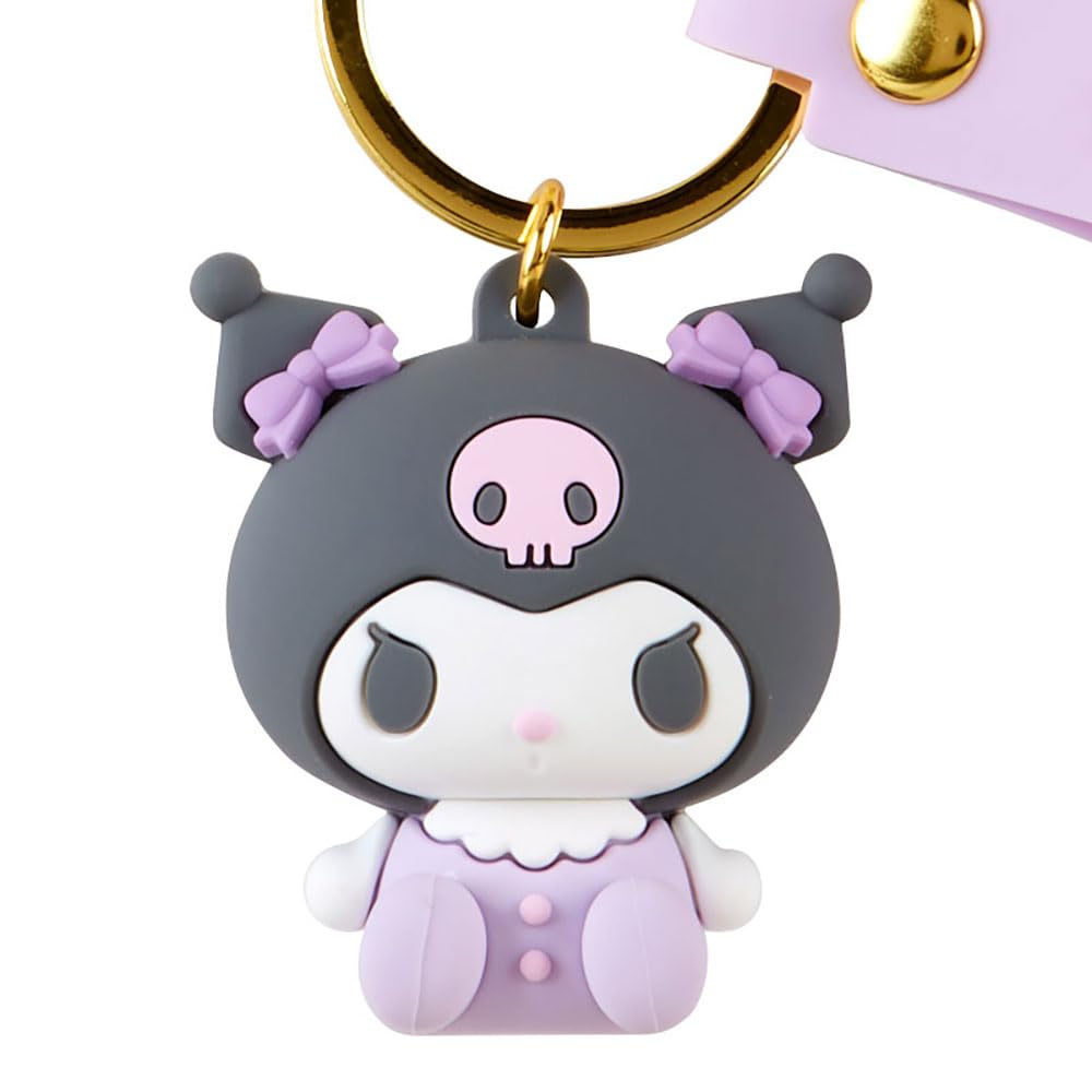 Sanrio Sanrio 3D брелок для ключей Kuromi Kuromi xx 3 см персонаж 182354 SANRIO (САНРИО) Куроми-тян 4.4 3.5