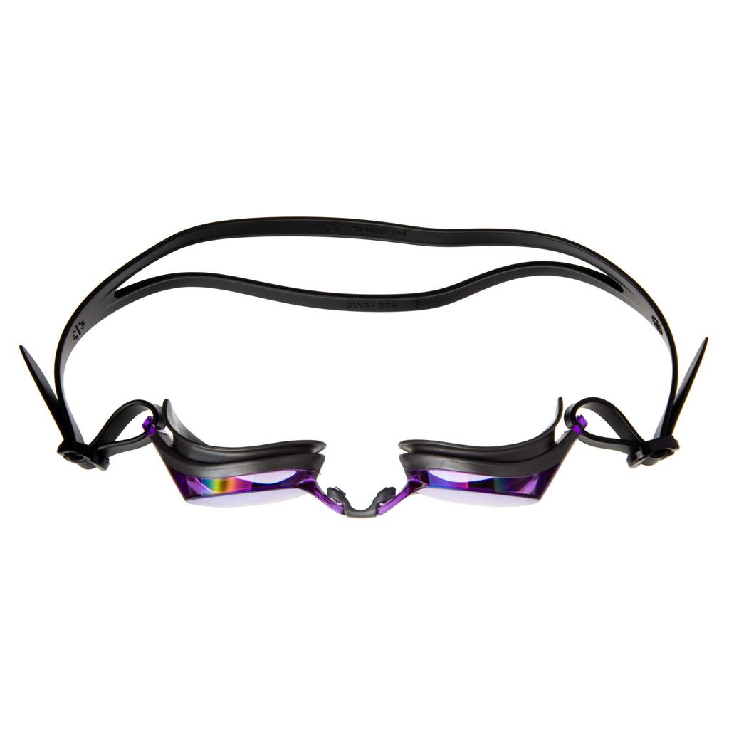 Mizuno Swimming Goggles for Fitness Purple with Ice Blue Mirror Swimwear, N3JE800168,