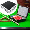 Billiard Balls Storage Box Holds 16 Pool Carrying Case Snooker Ball Suitcase for Sports