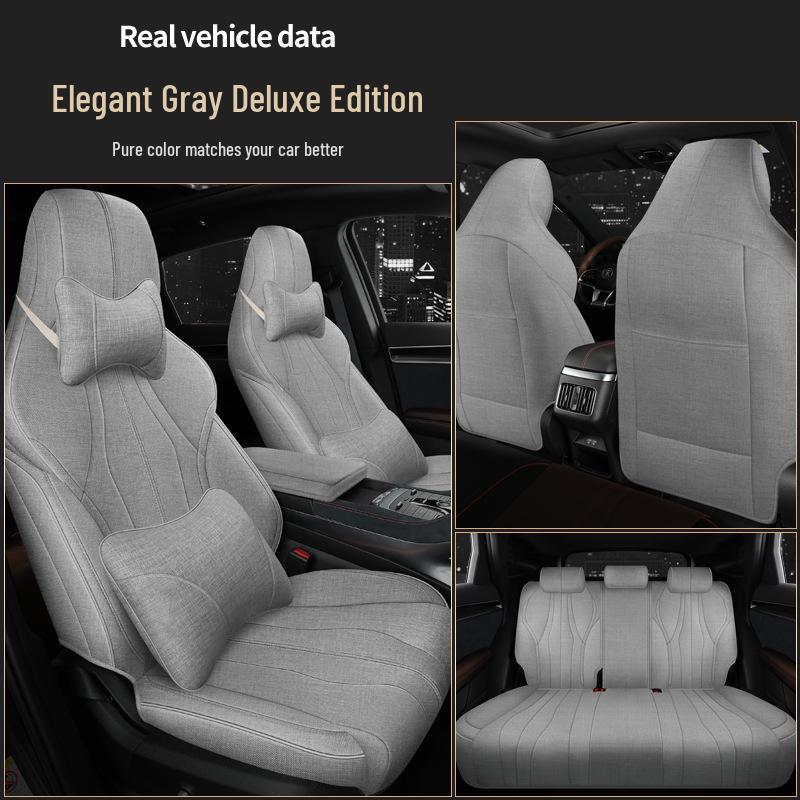 BYD Song PLUS Full Coverage Linen Seat Cushion for Five-Seater