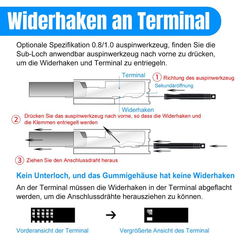 Электрический инструмент для снятия штифта, инструмент для снятия штифта провода, 30 шт./компл., портативные инструменты для разборки автомобиля