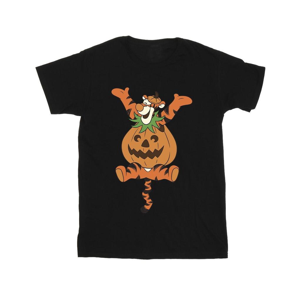 Winnie the Pooh Mens Tigger Pumpkin Cotton T-Shirt