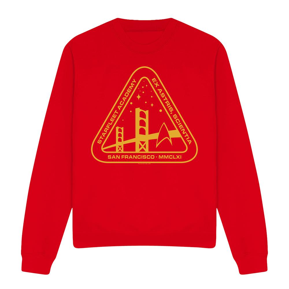 Star Trek Unisex Adult Gold Academy Sweatshirt