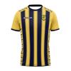 SS Juve Stabia Сине-желтая полоска Геометрический принт Комплект Дышащая спортивная футболка Футбольная майка 3D принты Майка