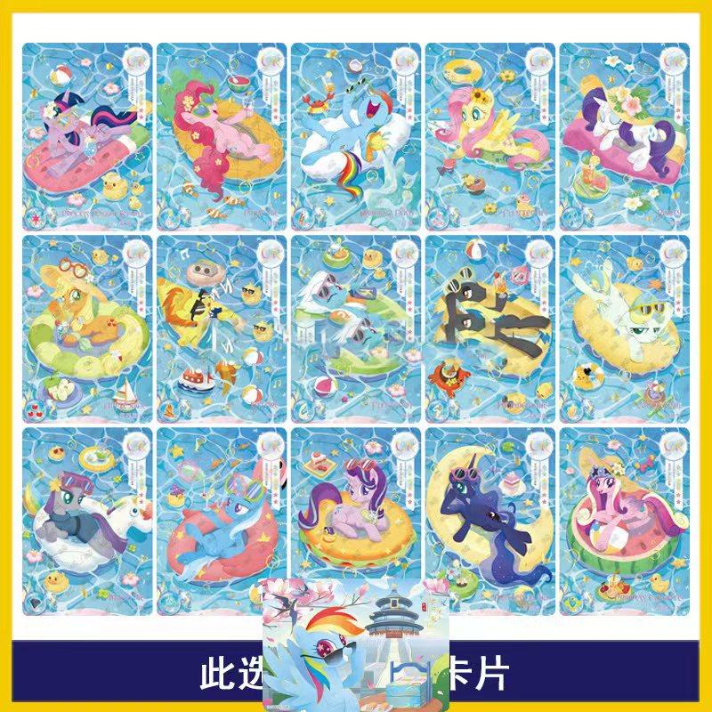 Genuine My Little Pony Card Friendship Eternal 6 7 8 Huiyue Series SC SLR SGR UR Cute Princess Anime Collectible Cards Toy