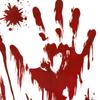 Removable 3D DIY Halloween Decor Blood Handprint Horror Finger Foot Wall Stickers