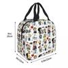 Mafalda And Her Characters Insulated Lunch Bag Large Reusable Thermal Bag Tote Lunch Box School Travel Food Bag