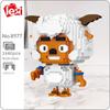 Lezi 8177 Strong Smart Sheep Stupid Wolf Cartoon Animal Monster Pet Mini Diamond Blocks Bricks Building Toy for Children No Box