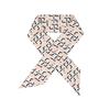 160519 650 Offset Logo Ribbon Tie Scarf