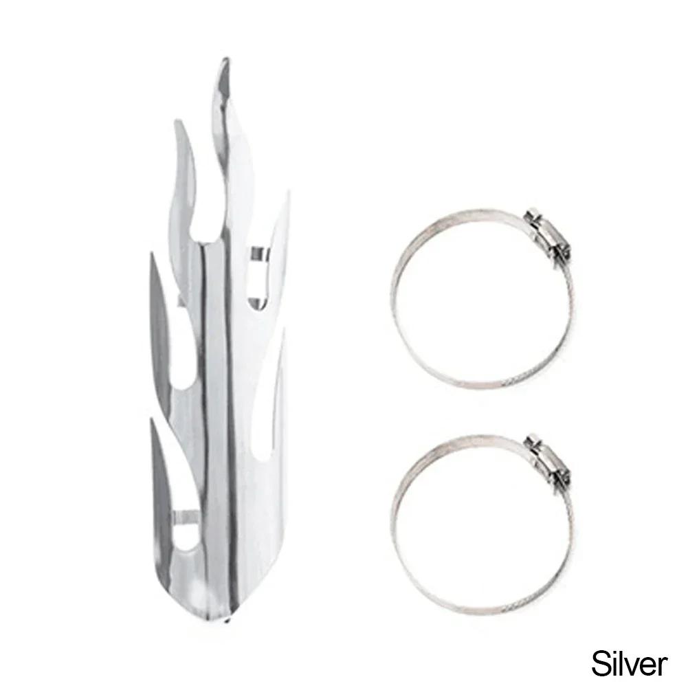 1 шт. ретро-стиль пламени мотоцикла выхлопная труба глушителя теплозащитный кожух защитный утюг для чопперов крейсеров