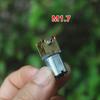 1Pc Dc3V 3.7V 5V 850Rpm D-Shaft Large Torque Micro Turbo Worm Mini N20 Dual Shaft Gear Motor Full Metal Gear Box Reduction Motor