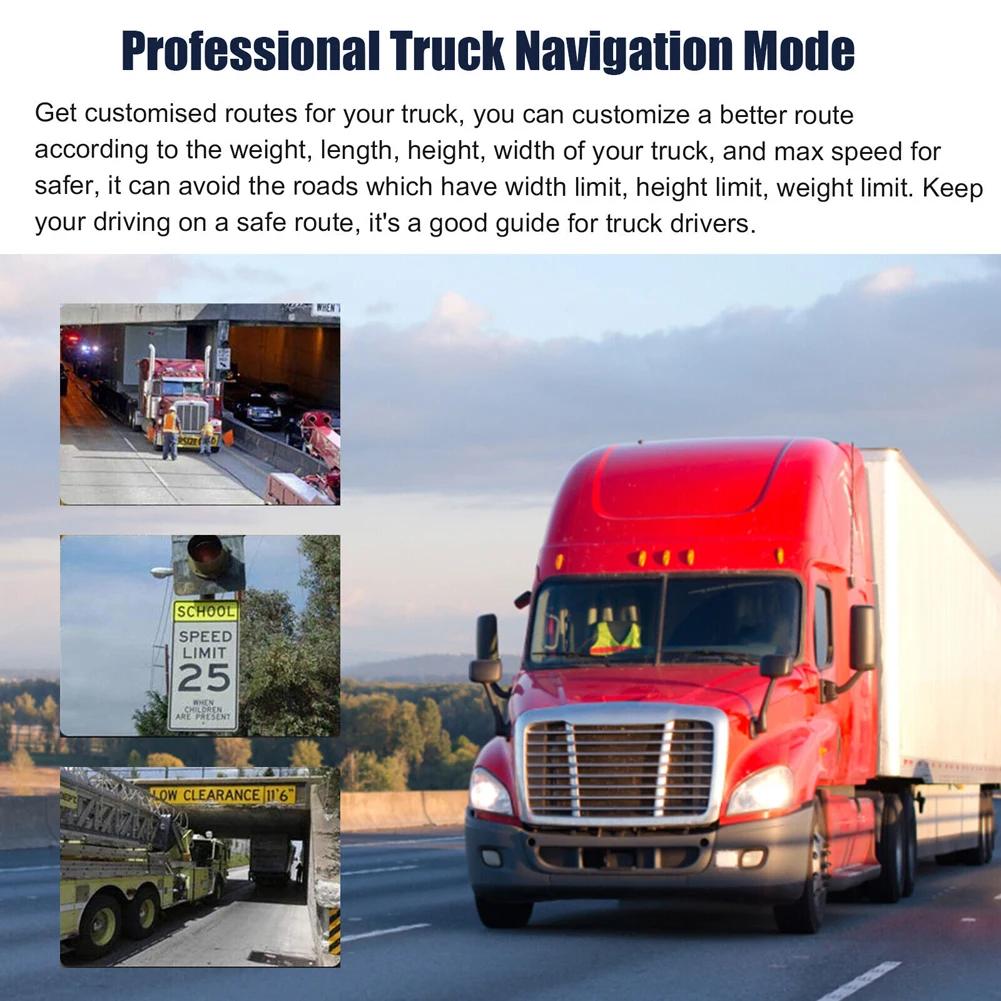 7 Inch Car Maps Navigation System For Universal Cars GPS Navigator Truck SAT NAV Voice Reminder 256MB+8G Touch Screen Accessorie