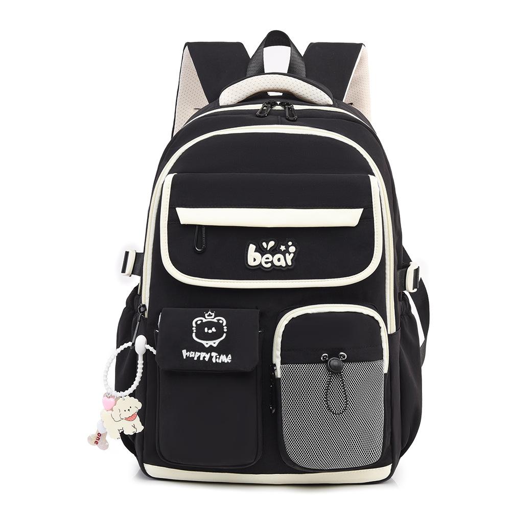 Schoolbag new schoolbag female junior high school high school large capacity high value student burden reduction light backpack college student