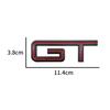 MJTU2 GT Logo 3D Chrome Metal Car Rear Trunk Logo Decal Badge Sticker For  Ford Mustang Shelby GT GT500 GT350 Car Styling Accessories