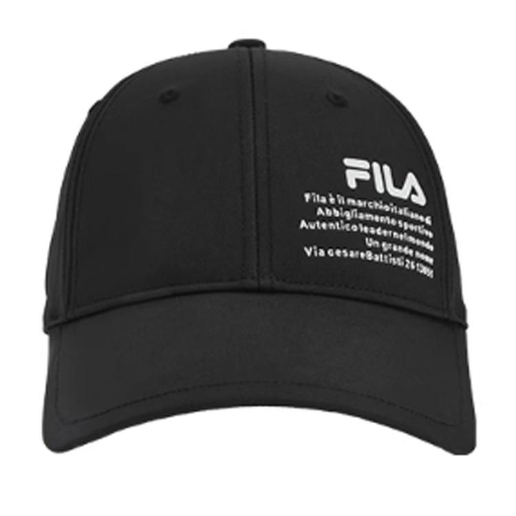 FILA Polyester, Cotton, Elastane Baseball Caps Unisex Black F13U418232FBK