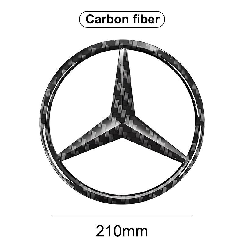 3D Car Front Hood Emblem Bonnet Sticker Rear Trunk Badge Decal For Mercedes Benz AMG E S C A B Class GLE GLS CLA CLE GLC CLS GLA BJ1