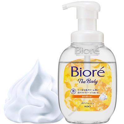 Biore Пена для тела Османтус для тела Тип геля для душа, Аромат, Дозатор, 540 мл, Мыло,