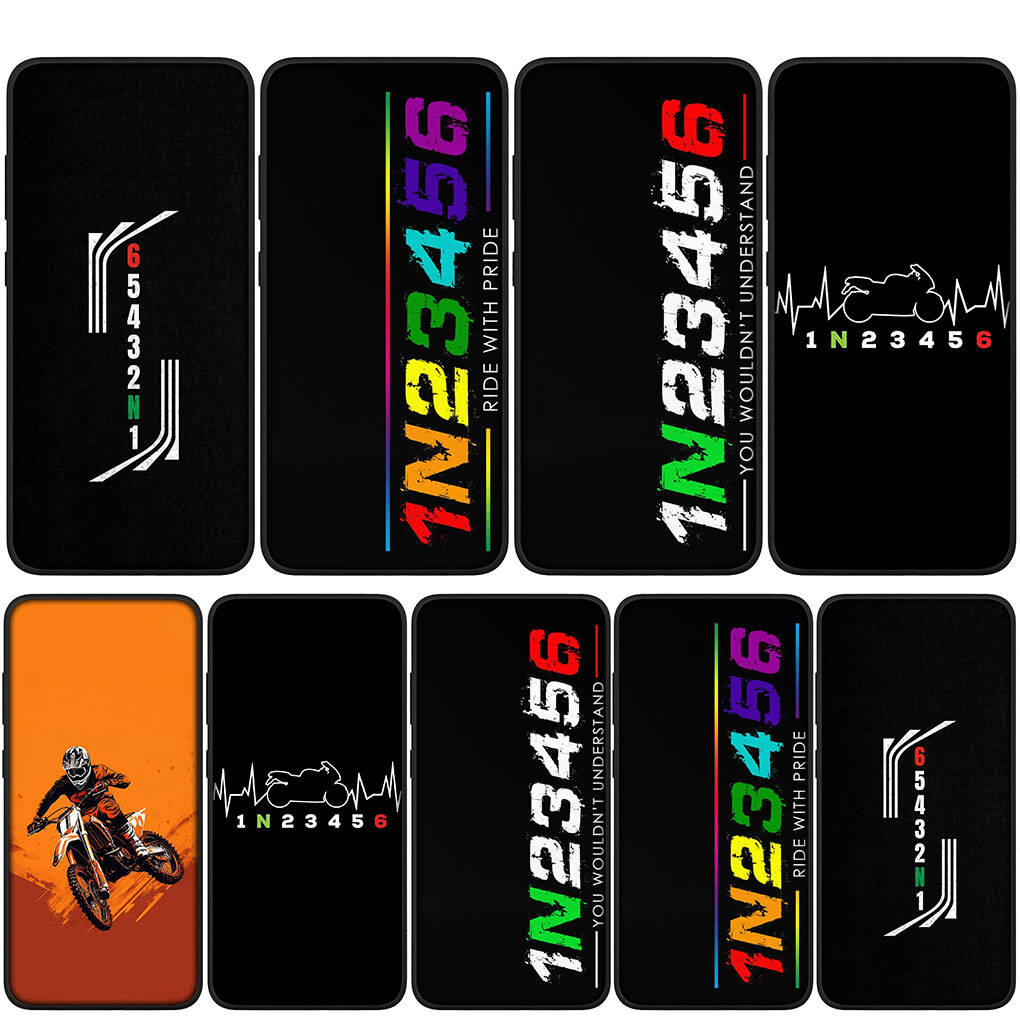 for Motorola Moto Edge 70 60 50 G54 G86 Samsung Galaxy S25 iPhone 17 16 15 Xiaomi Redmi Note 14 Pro Max Phone Case 1N23456 Motorcycle Motorbike Cover
