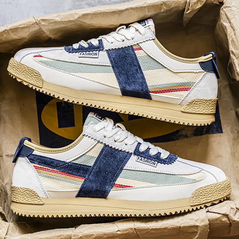 Мужские классические кроссовки на шнуровке с мягкой подошвой для ходьбы, дышащие спортивные кроссовки на плоской подошве, парная повседневная обувь, теннисные туфли