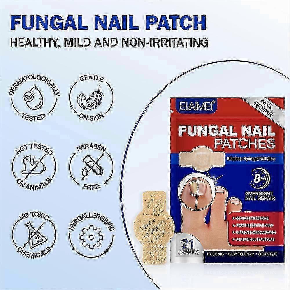 Fungus Patch Waterproof Nail Repair Patches Nail Ingrown Correction Sticker for Discolored Or Damaged Nails 2025 new