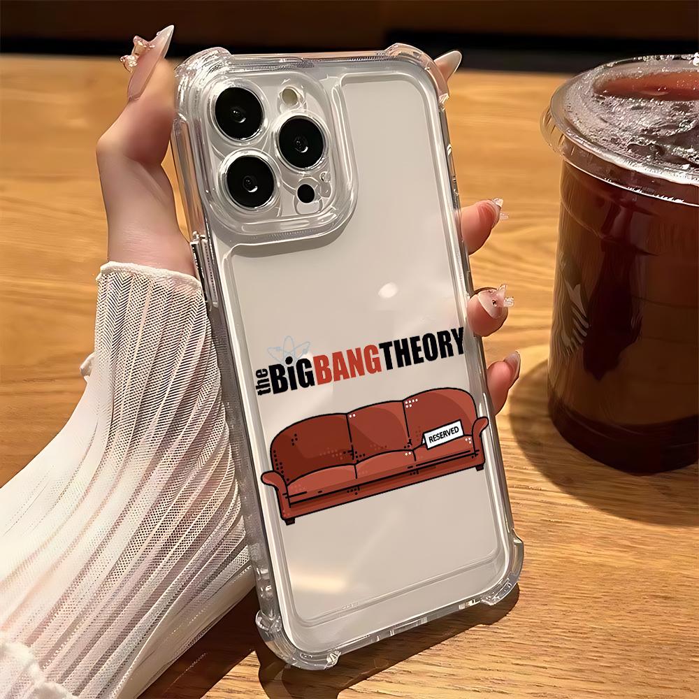 The Big Bang Theory tv show Phone Case For iPhone 16 15 14 13 12 11 Mini Pro Max X XR XSMax 7 8 Plus Anti Fall Transparent Cover