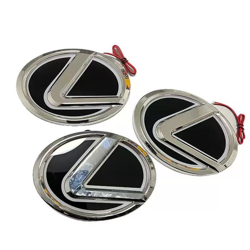 5D LED Car Light Logo Sticker Rear Emblem Badge for Lexus ES250 ES300 ES350 IS250 IS300 RX300 RX330 NX GS GX a - Auto Vehicle DeEE4