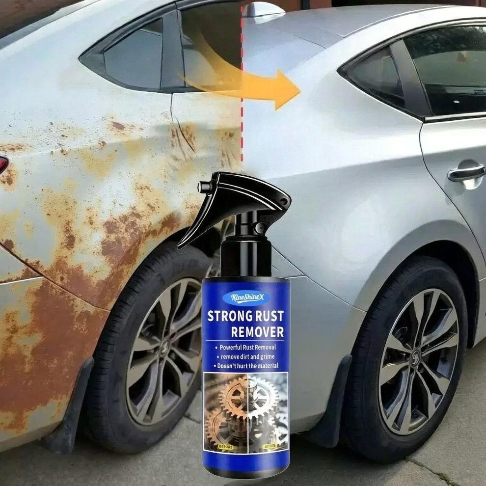 Спрей для удаления ржавчины для кузова автомобиля и металлических деталей - Мгновенное очищающее средство от ржавчины и грязи с защитой и восстановлением поверхности