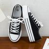 Platform Canvas Shoes 2025ins New College Style Women's Trendy Shoes Versatile Casual Soft-soled Shoes 152