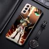 Чехол для Samsung Galaxy S21 S20 Ultra S10 Plus Lite S21 S20 Fe 5g S10e S9 S8 S7 Edge Shell Fundas Attack On Titan Anime