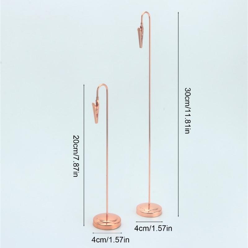 Name Card Holder Photo Holder with Clips Photo Stand Memo Holder Clip Card Holder Postcard Holder for Restaurants