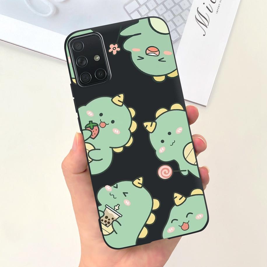 Чехол для телефона Samsung A51 A71 A31 Модный узор Жидкий силикон Полная защита Задняя крышка для Samsung Galaxy A 51 71 31 Capa