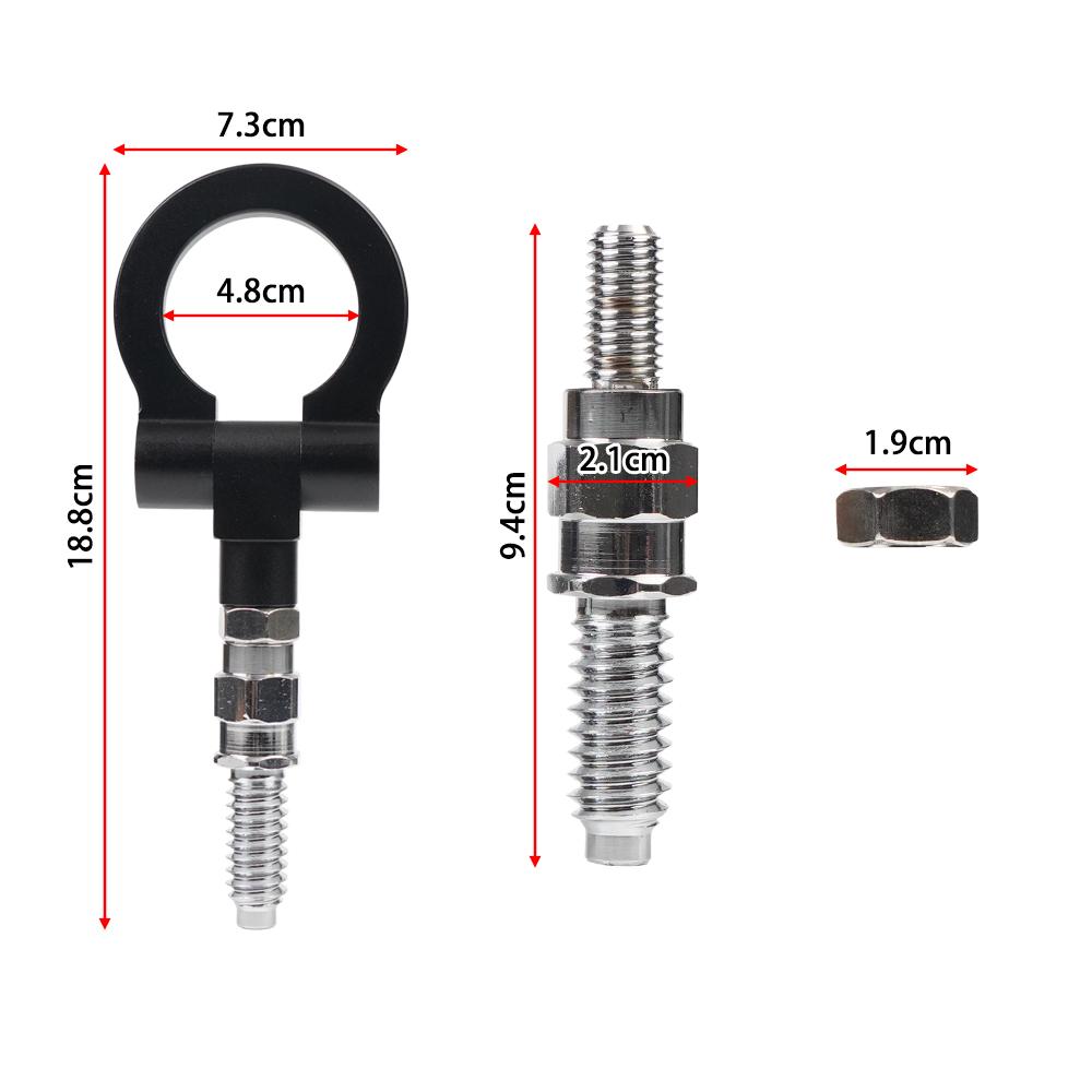 Racing Tow Trailer Hooks for European Cars Towing Bars For BMW E46 E81 E30 E36 Car Trailer Accessories