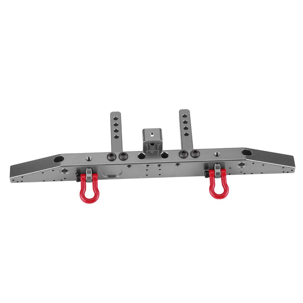 Anti Collision Aluminium Rear Bumper for Traxxax Trx 4 RC Crawler Cars (Titanium Gray)