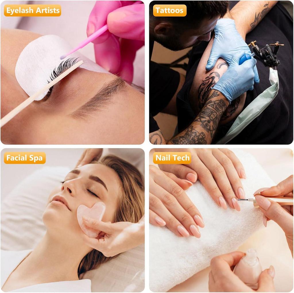 Диммируемая U-образная кольцевая лампа для наращивания ресниц, нейл-арта, татуажа бровей и защиты глаз.