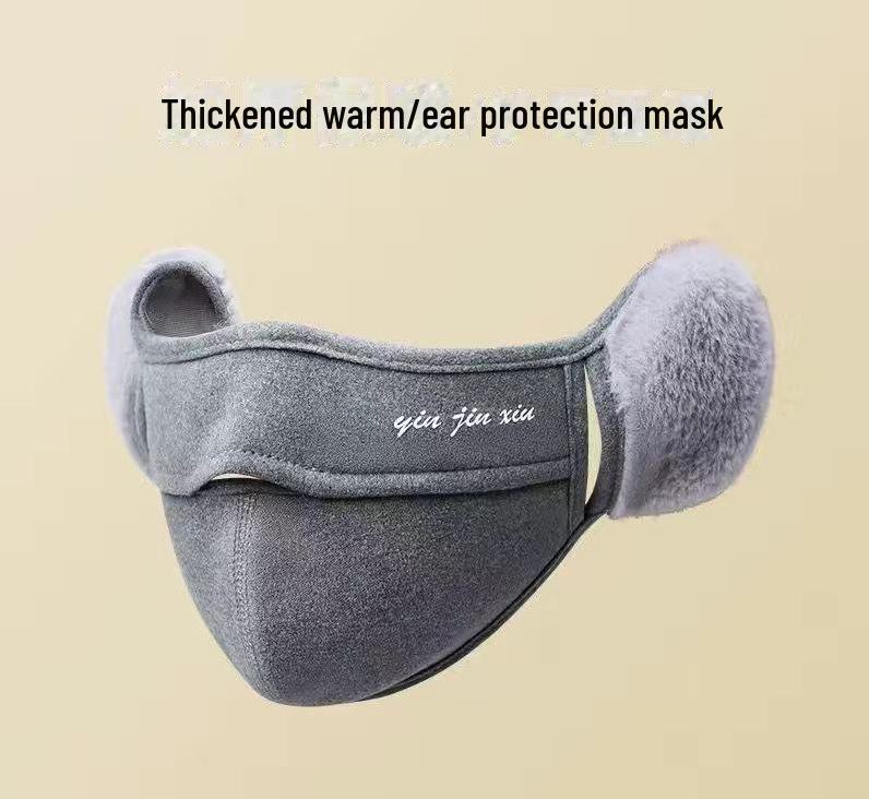 Зимняя ветрозащитная велосипедная маска с защитой глаз и наушниками