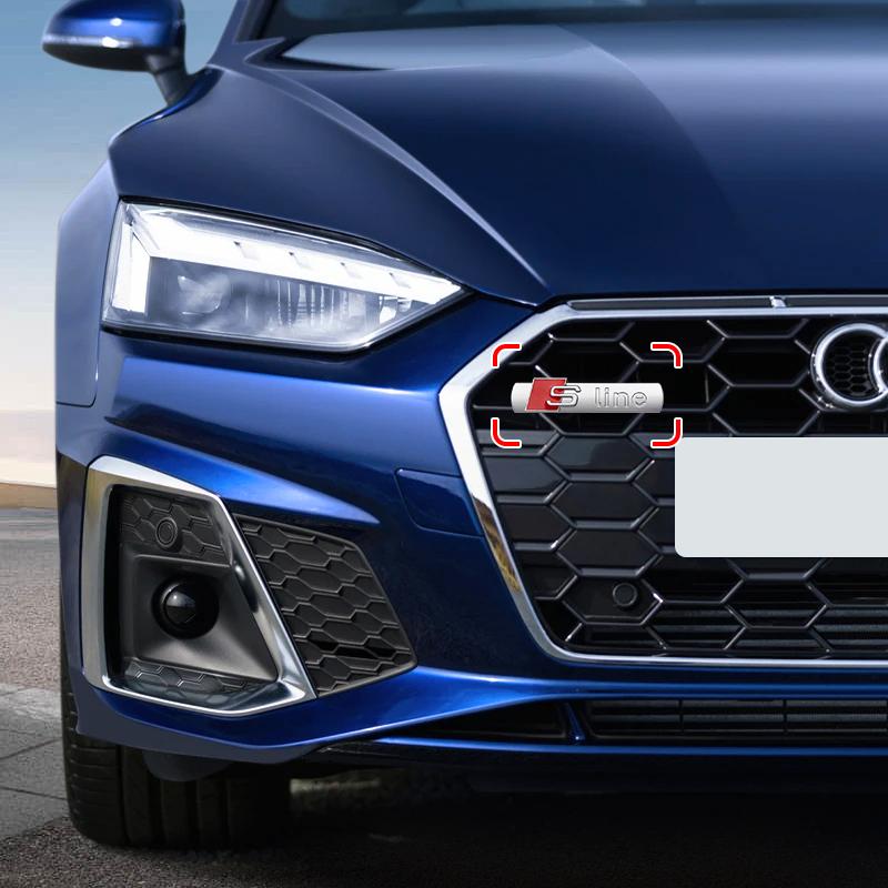 1 шт. Эмблема Решетка Радиатора Передняя Крышка Капота Значок Решетка Наклейка на Кузов Автомобиля для Audi A1 Q7 Q3 A3 A4 B8 8P 8V B6 A5 A6 C7 Q5 B9 B7 Автотовары