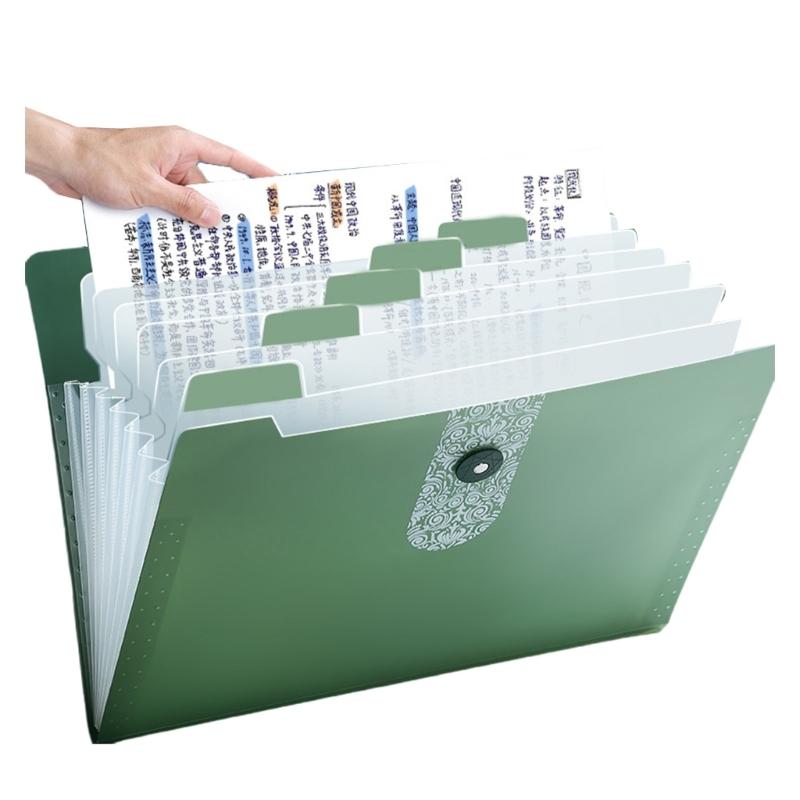 12 Pocket Accordian Folder Expanding Document Wallets Expandable File Wallets Document Folder File Organiser for Office