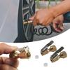 Air Chuck with Clip Adapter, Brass Locking Tire Inflator Nozzle Adapter Connect, No Leakage Tire Chucks for Inflator