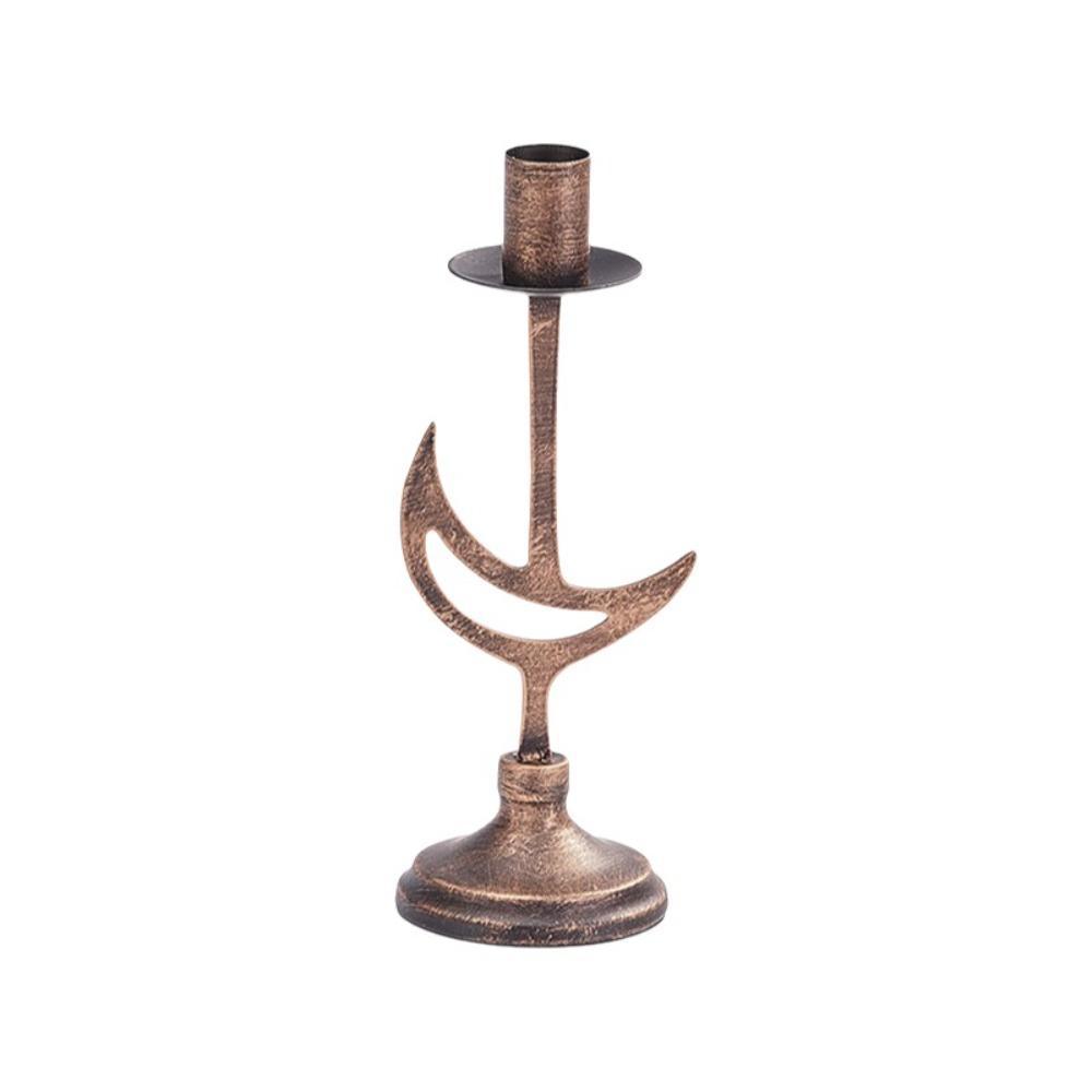 Vintage Stars Candle Holder Handicraft Hollow Candle Holders Modern Candle Stand Dining Table