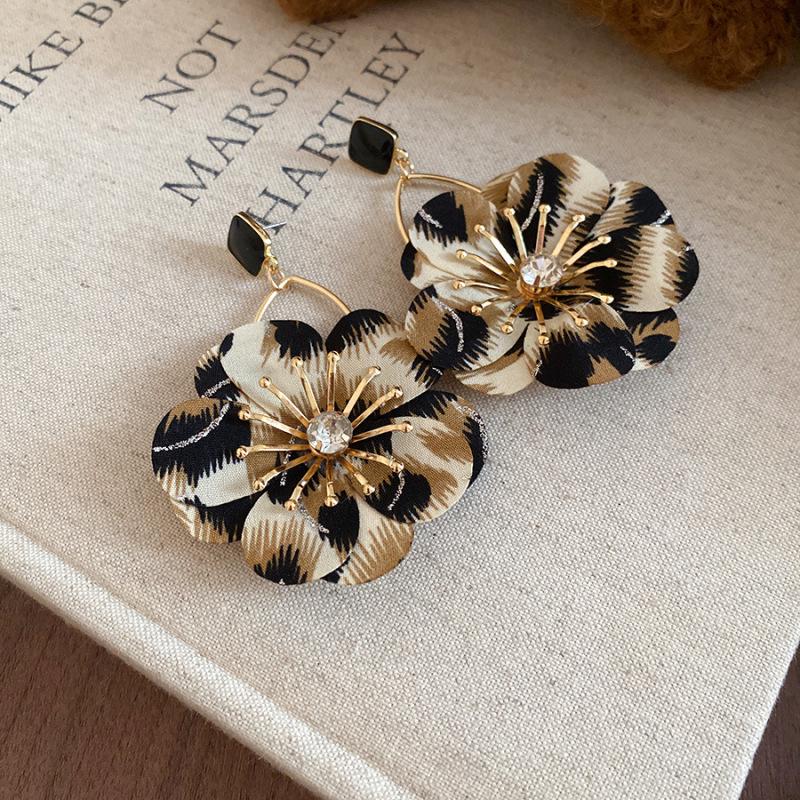 Серьги-пусеты «Тигровый глаз» в стиле Y2K: Роскошная, Элегантная, Универсальная Мода