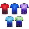 Boys Geometric Print Sports T Shirt Round Neck Short Sleeve Football Basketball Costume Top