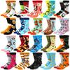 High Quality Cotton AB Socks Food Pattern Long Tube Funny Happy Men Socks Novelty Skateboard Crew Casual Crazy Woman Socks