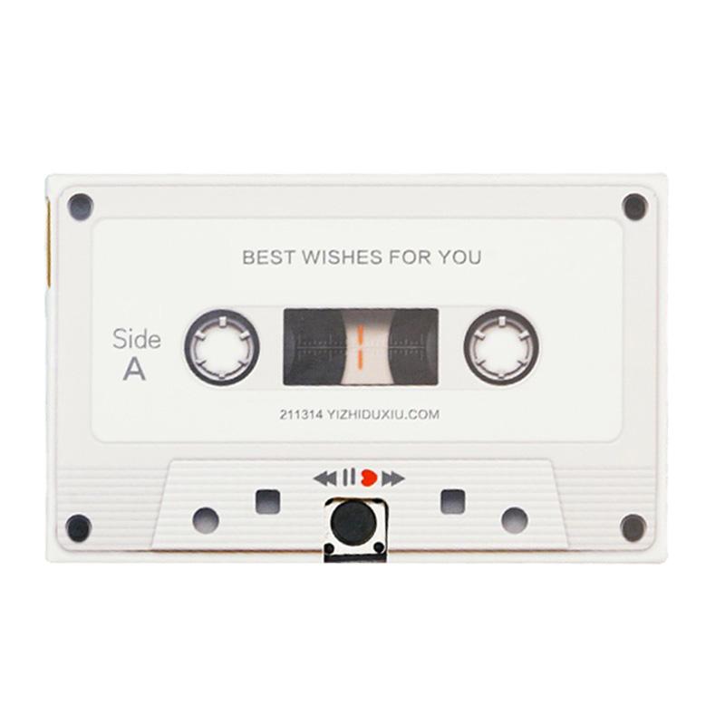 Recording Greeting Card Exquisite Unique Reusable Recordable DIY Greeting Card for Birthday Anniversaries