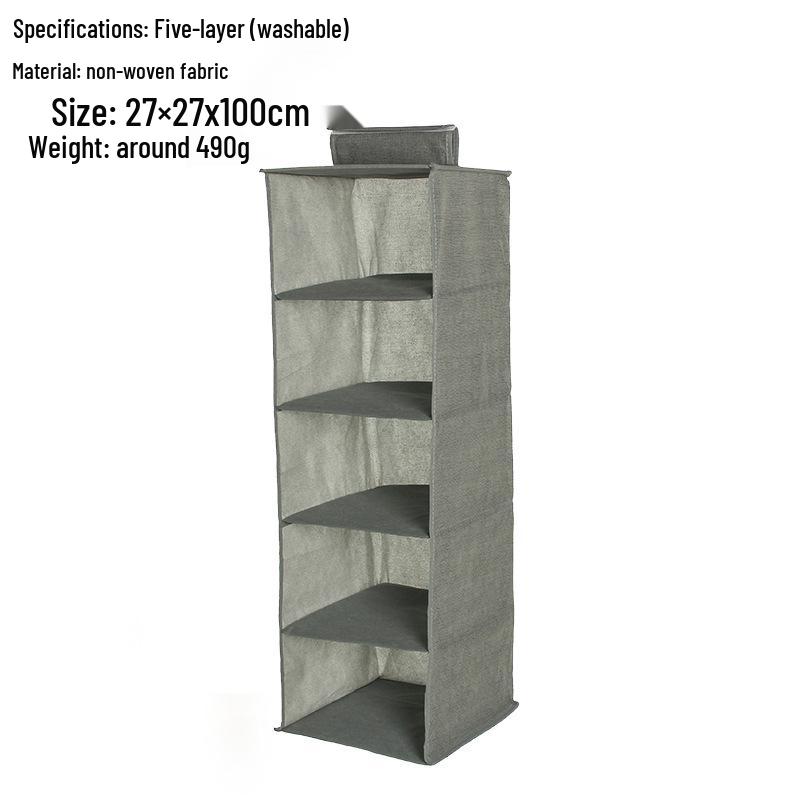 Multi-Layer Hanging Wardrobe Organizer for Clothes Storage