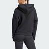 Adidas Solid Color Sports Casual Hoodie Women Hoodies Black IU3171