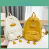 Kids Duck Backpack Nylon Polyester Cute Design For Kindergarten Use Daily