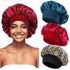 Шапочка для сна для женщин с широкими полями Шапочка для сна для вьющихся волос Шапочка для душа для детей и мужчин