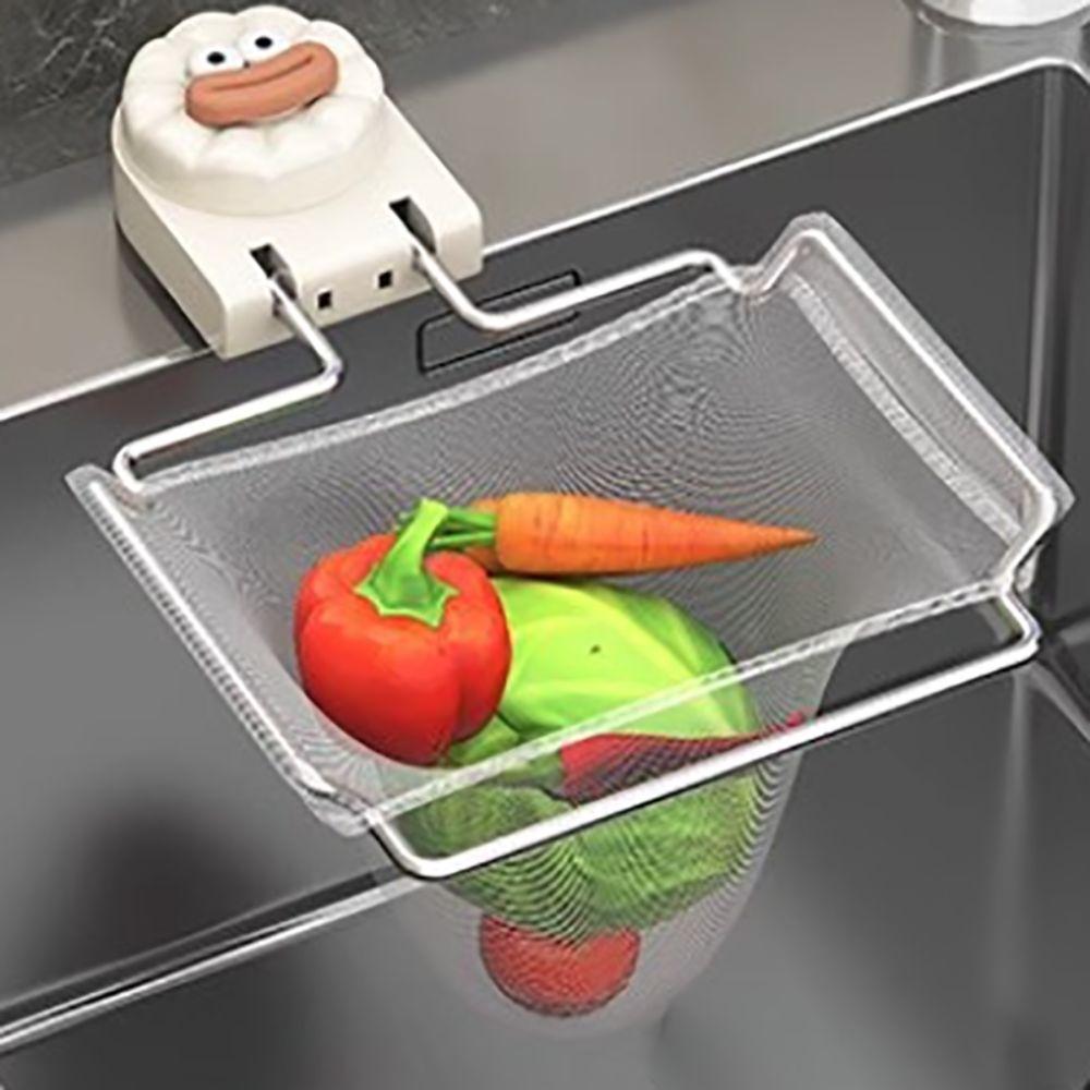 With Disposable Filter Mesh Sink Strainer Basket Strong Load-bearing Sink Filter Mesh Frame  Waste