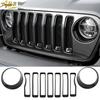 Передняя решетка и накладка на фару Fit For Jeep Wrangler JL 2018-