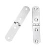 8Pcs Screw-On Hinges Flap Hinges Rustproof Corrosion Resistant Smooth Cabinet Table Furniture 180-Degree Foldable Hinges
